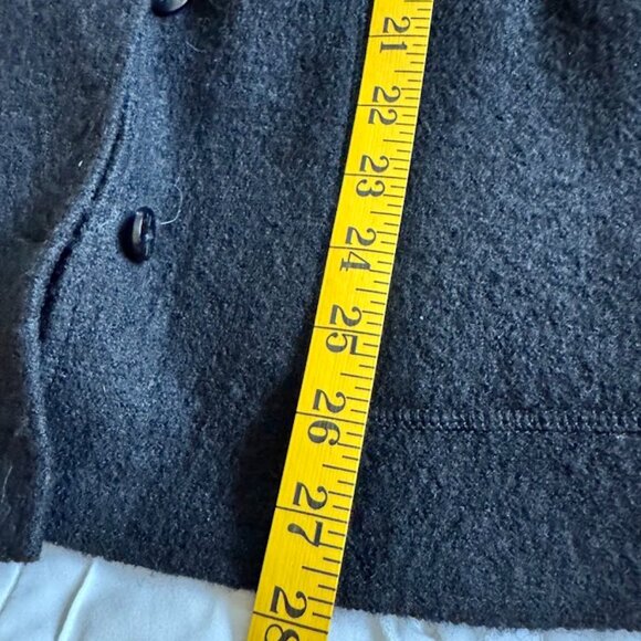 Hearts of Palm Womans Large Black Wool Cardigan - Picture 5 of 6